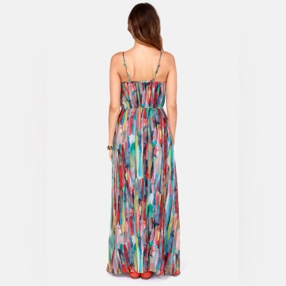 BB Dakota by JACK Bayberry Print Mazi Dress. Size 0. Excellent to Pristine Cond. - Picture 4 of 8